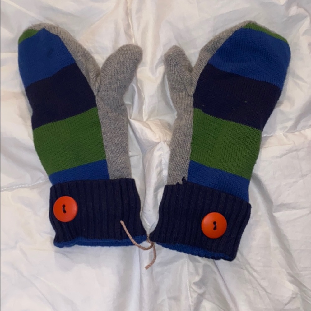 Homemade Knit Mittens